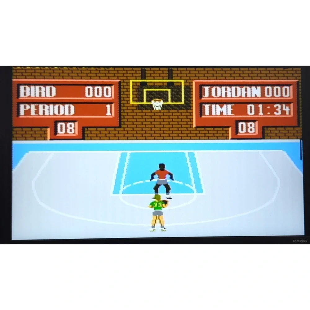 Bulls vs Blazers NBA Playoffs - NES Super Nintendo - TESTED